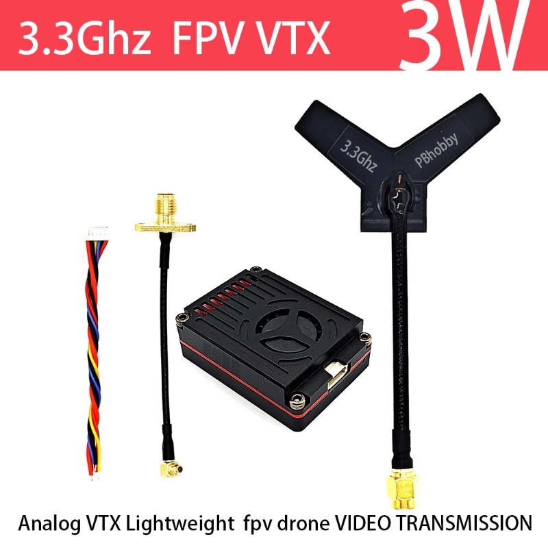 Fpv Drone Vtx - 3.3GHz FPV VTX/VRX 3W Analog Video