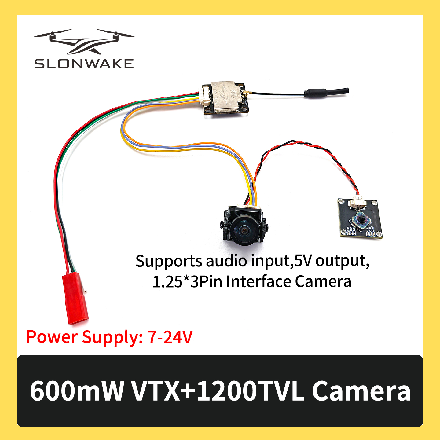 SLONWAKE 5.8G 600mW 7-24V FPV  - Fpv Drone Vtx 评论和价格