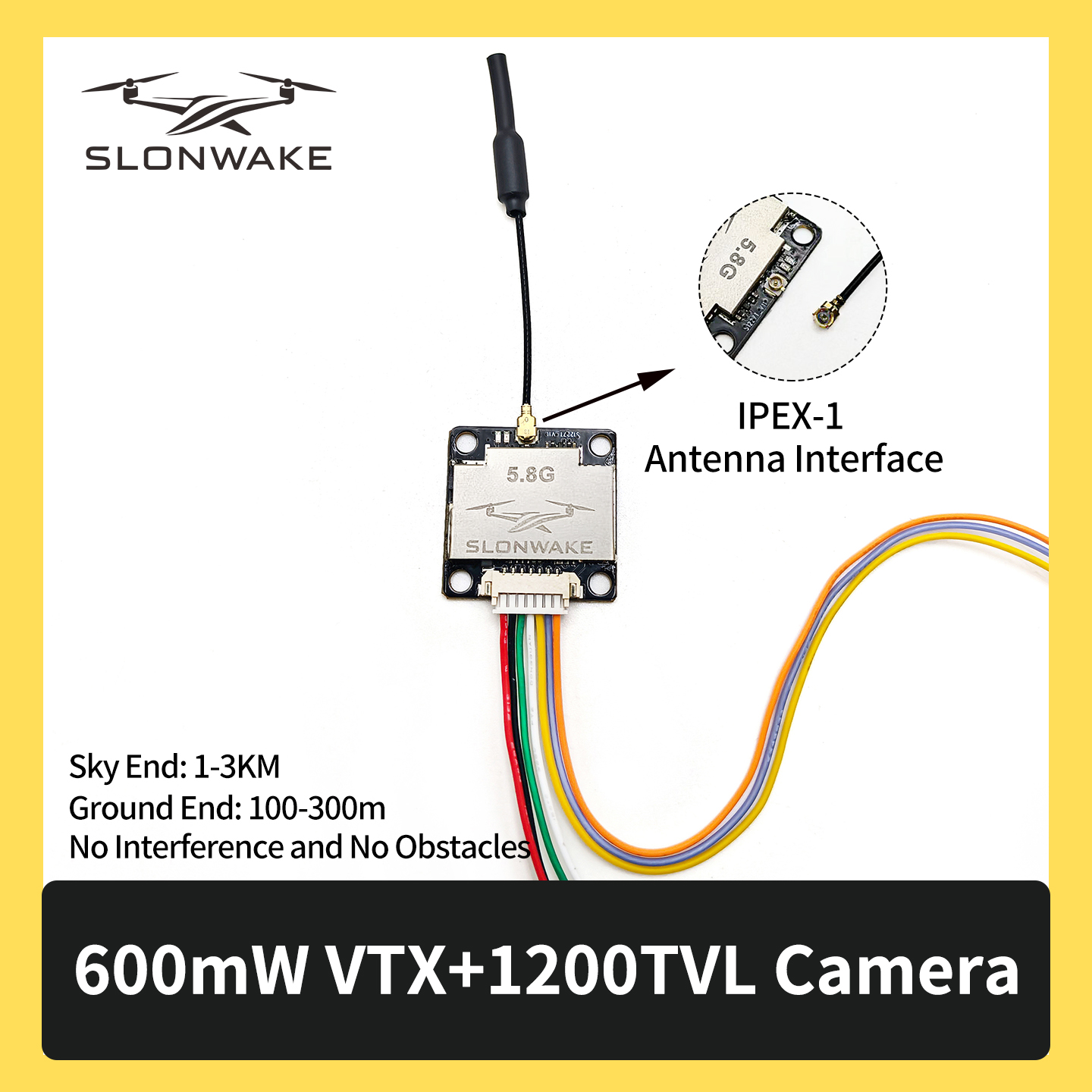 SLONWAKE 5.8G 600mW 7-24V FPV  - Fpv Drone Vtx 评论和价格