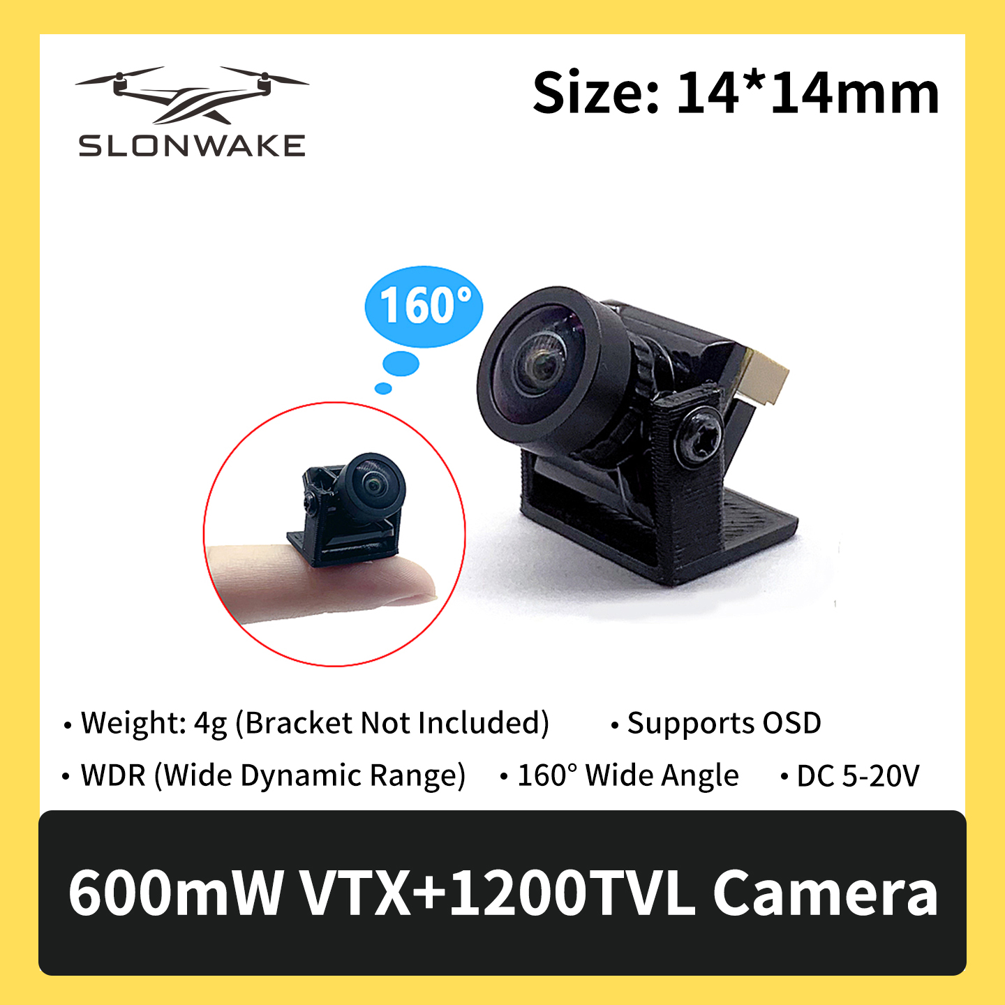 SLONWAKE 5.8G 600mW 7-24V FPV  - Fpv Drone Vtx 评论和价格