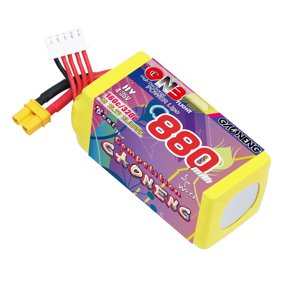 GNB 4S 880mAh 15.2V 160C/320C  - Fpv Drone Battery 评论和价格