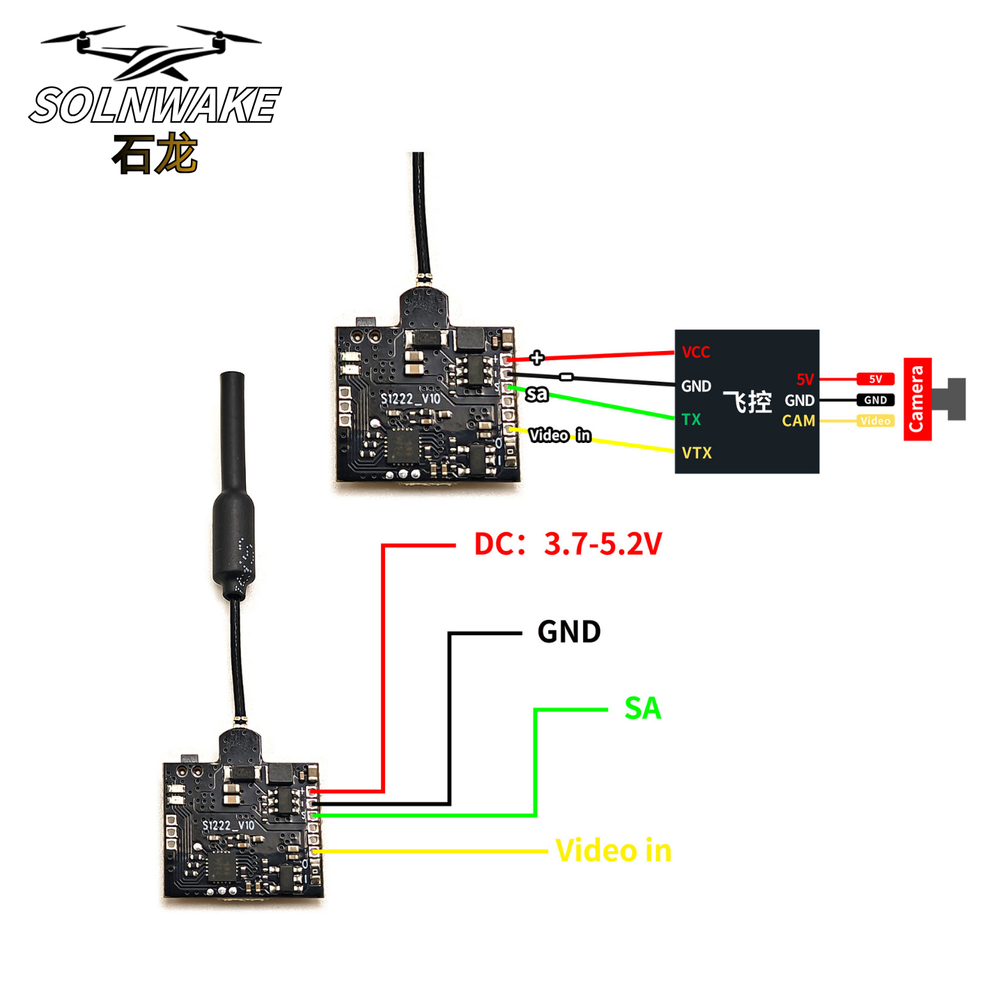 SLONWAKE Nano 5.8G 48CH 200mW  - Fpv Drone Vtx 评论和价格