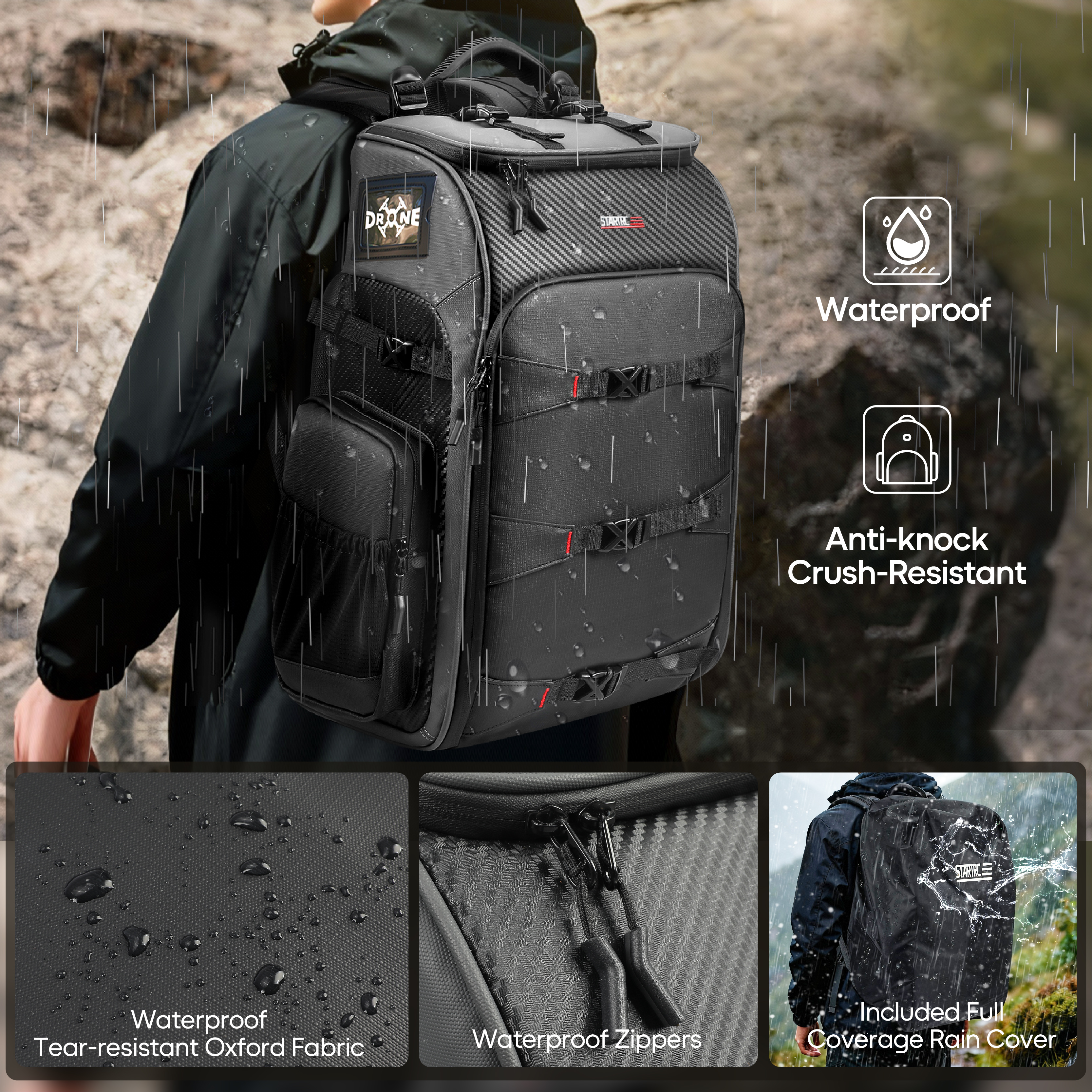 FPV Drone Backpack 40L Profess - Fpv Drone Bag 评论和价格