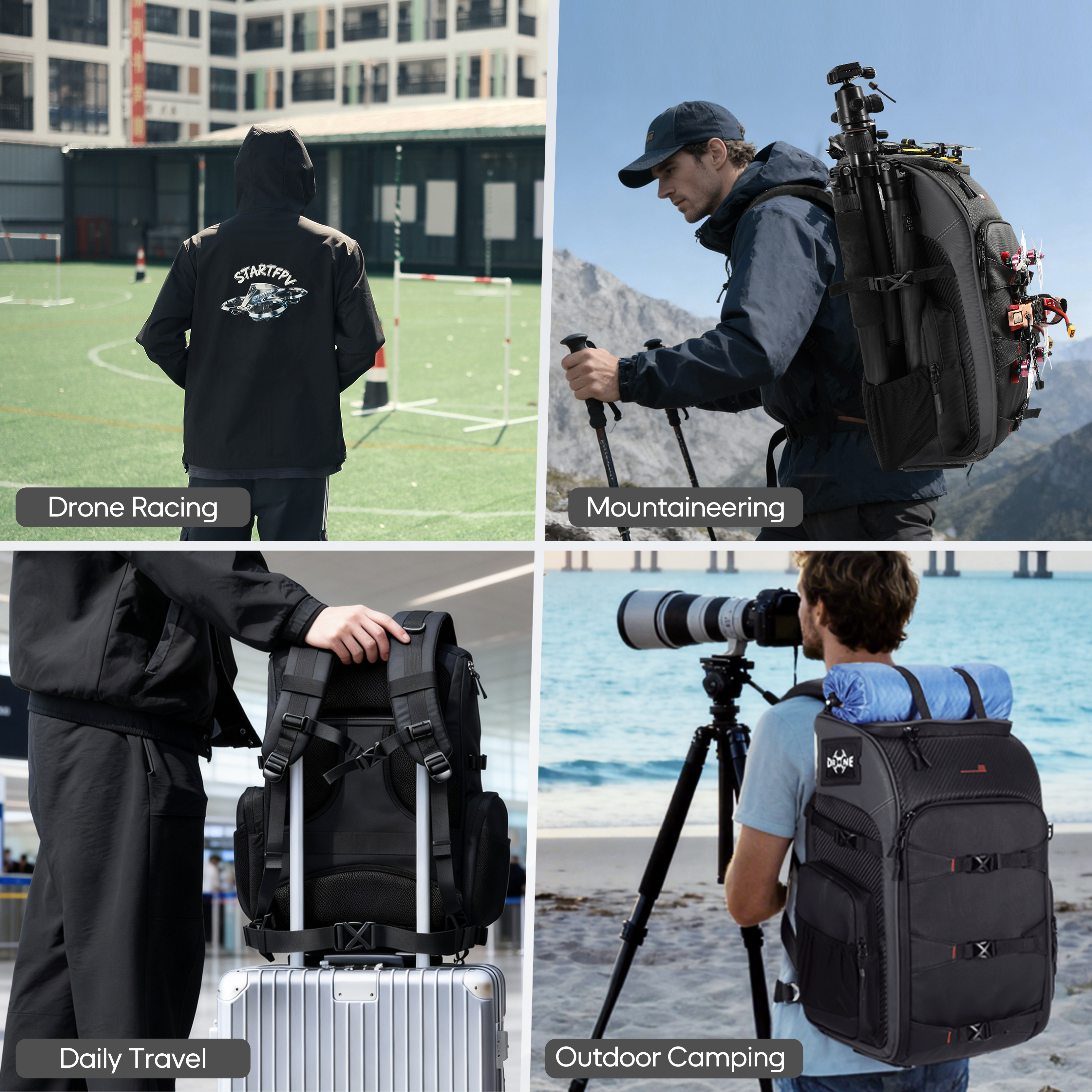 FPV Drone Backpack 40L Profess - Fpv Drone Bag 评论和价格