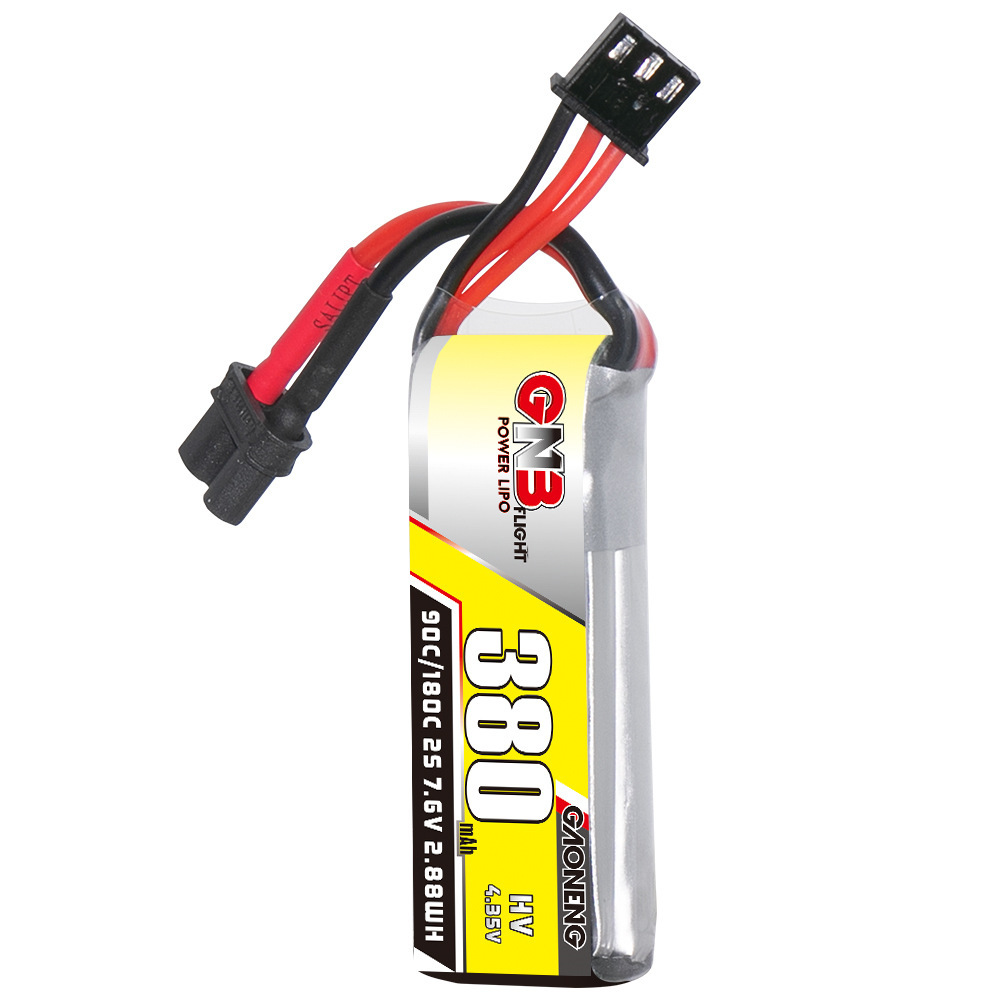 GNB 2S 7.6V 380mAh 90C/180C Li - Fpv Drone Battery 评论和价格