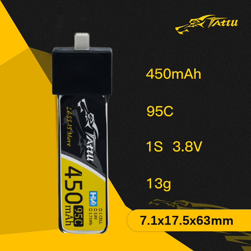 3Pcs NEW TATTU 450/500/550mAh  - Fpv Drone Battery 评论和价格