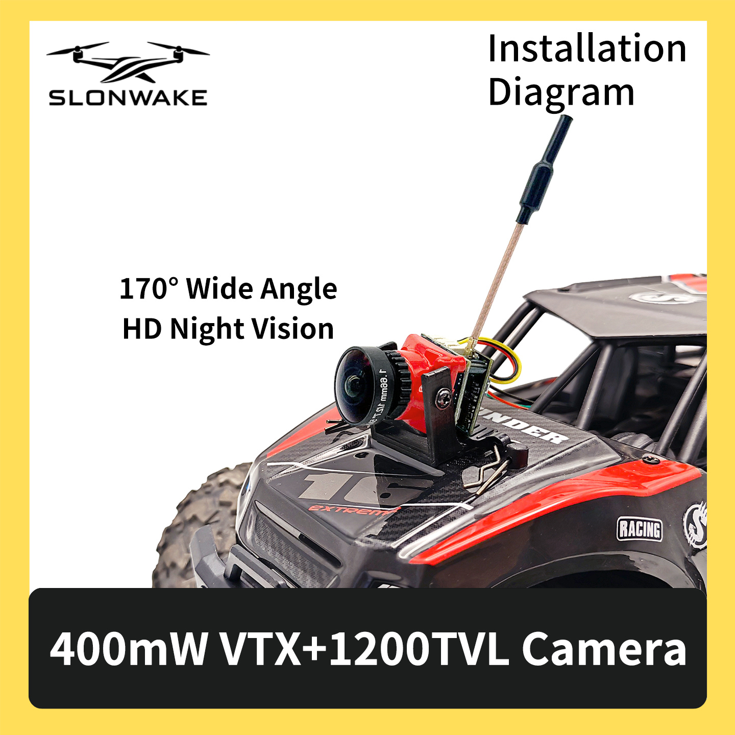SLONWAKE 5.8G 48CH FPV 400mw V - Fpv Drone Vtx 评论和价格