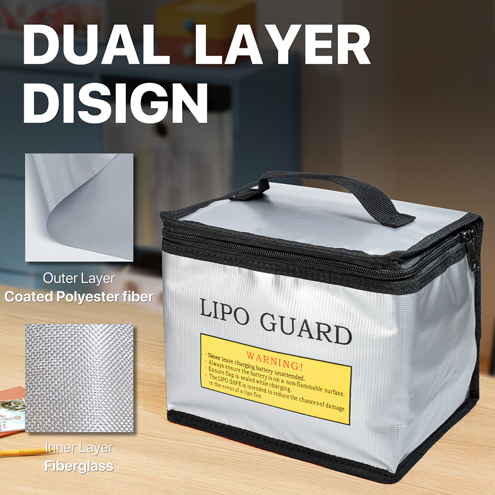 Lipo Guard Safety Bag Fireproo - Fpv Drone Bag 评论和价格