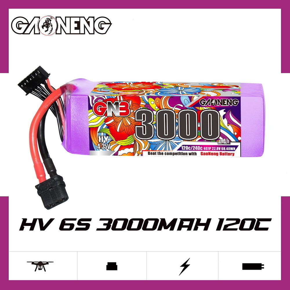 GNB Lipo Battery 6S 22.8V 3000 - Fpv Drone Battery 评论和价格