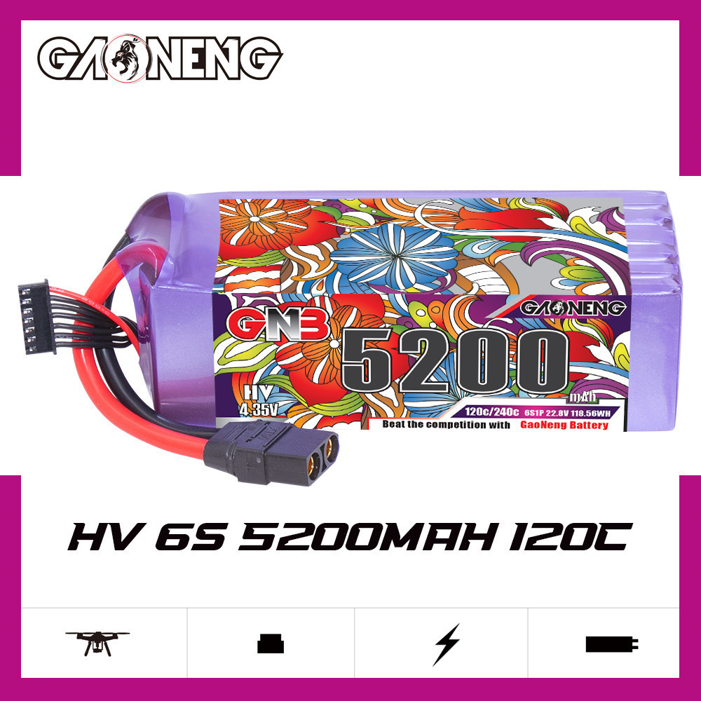 GNB Lipo Battery 6S 22.8V 3000 - Fpv Drone Battery 评论和价格
