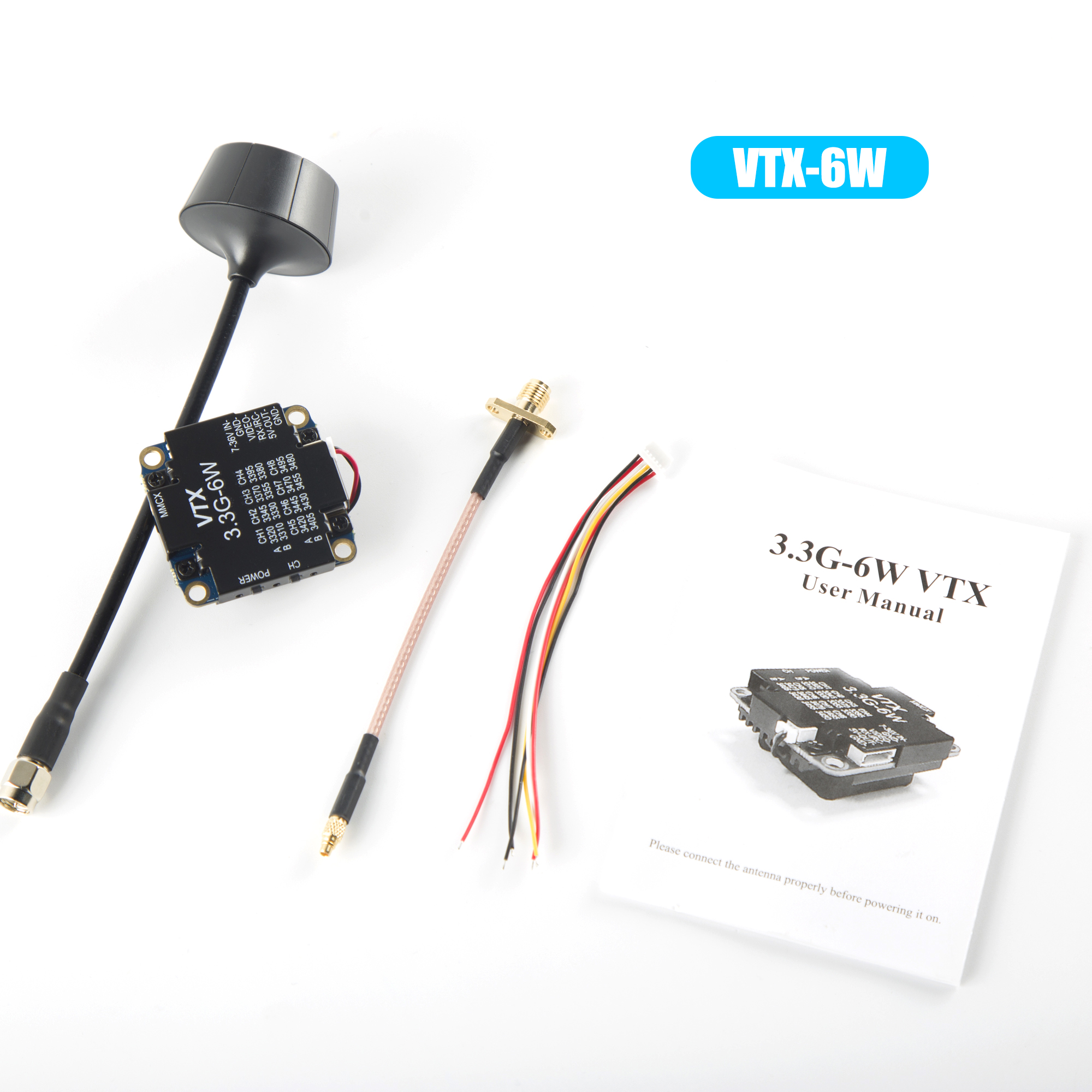 FPV Video Transmitter 3.3G 6W  - Fpv Drone Vtx 评论和价格